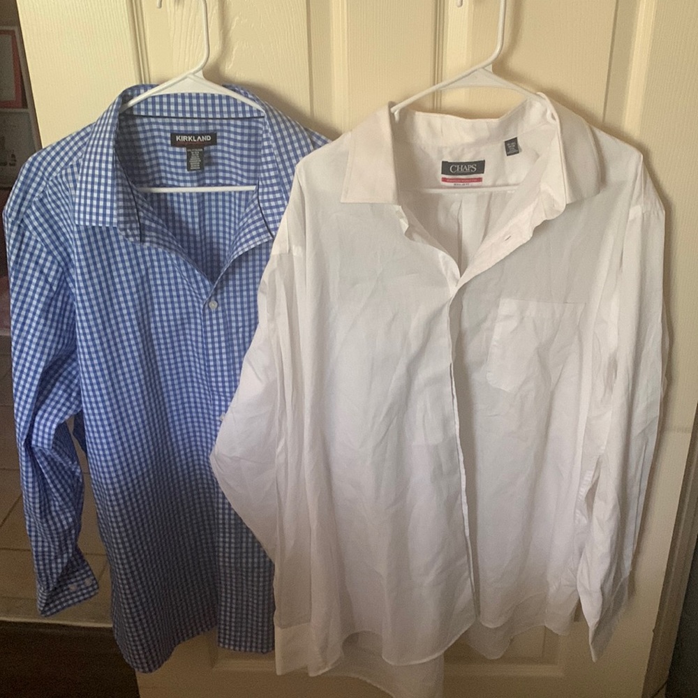 Two Men’s L/S Dress Shirts